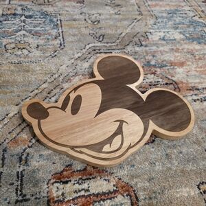 Disney Mickey Mouse Wooden Serveware - Brown and Black